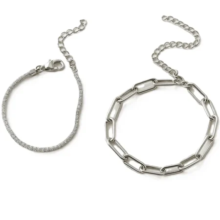 Silver Link Elegance Bracelet