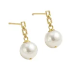 Golden Glow Pearls Earrings