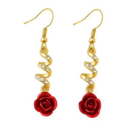 Twisted Rose Elegance Earrings