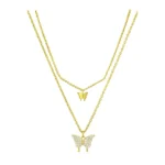 Dazzling Winged Elegance Necklace